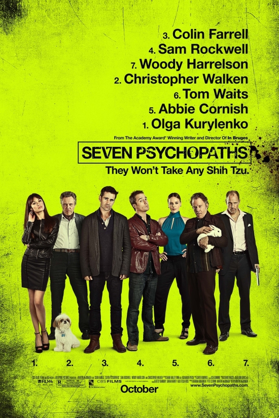 Poster for "Seven Psychopaths"