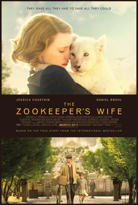 Poster for "The Zookeeper's Wife"