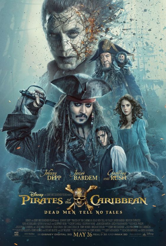 Poster for "Pirates of the Caribbean: Dead Men Tell No Tales"