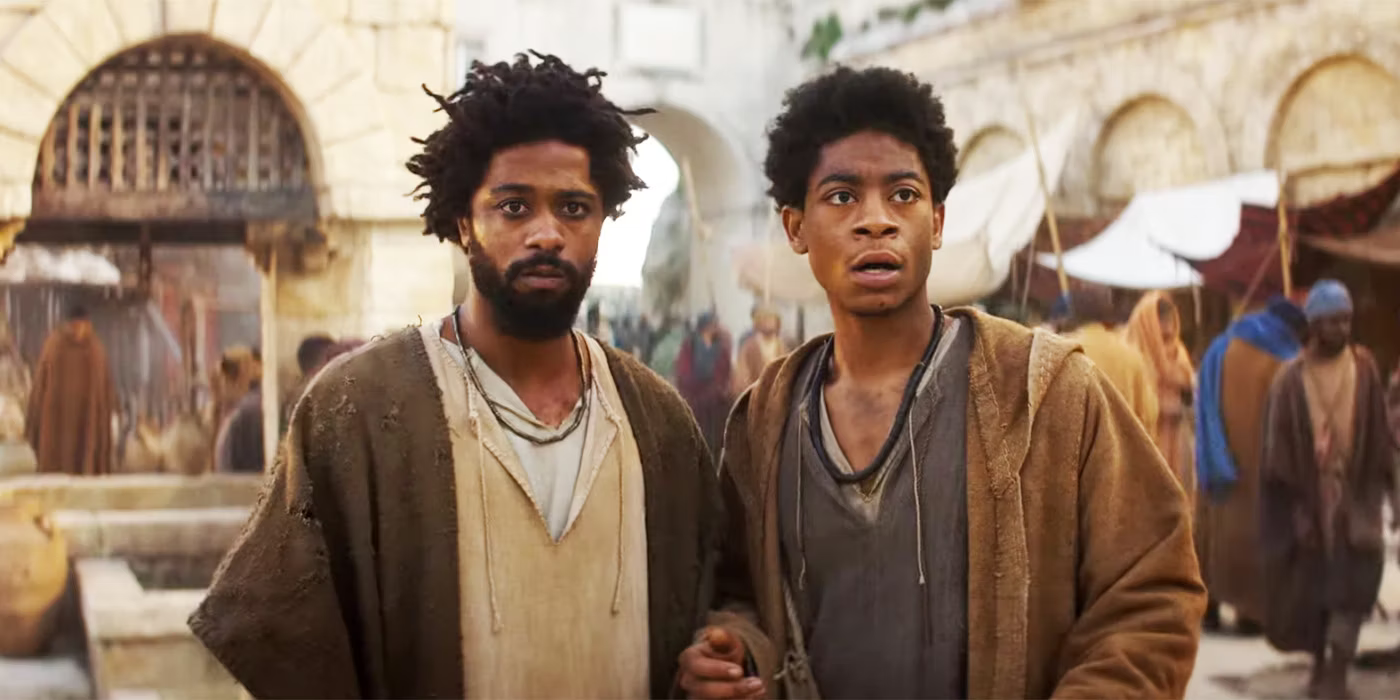 Still from "The Book of Clarence" featuring LaKeith Stanfield and RJ Cyler